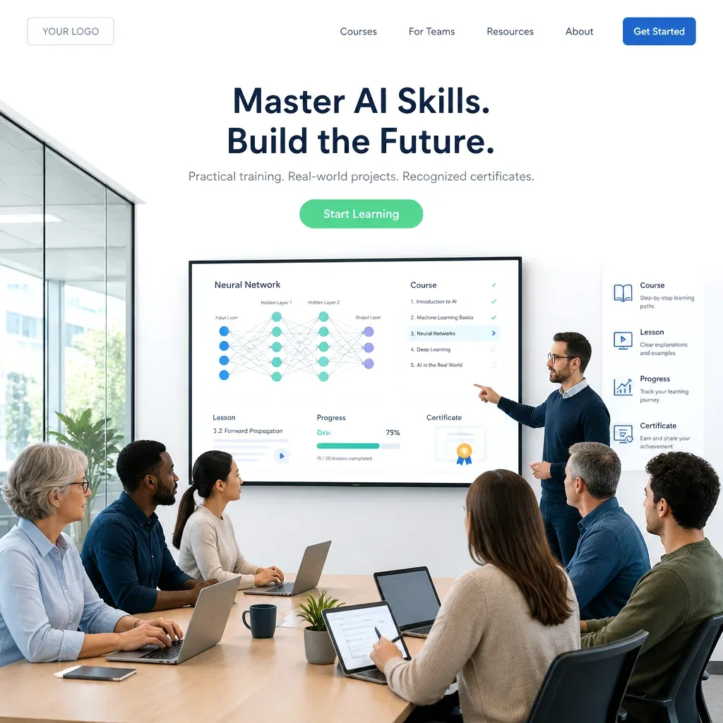 AIClassLab オンライン講座の学習シーンのイメージ